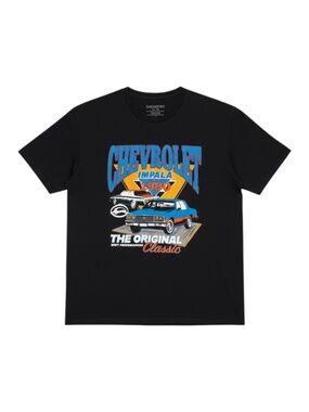 Chemistry T-Shirt Chevrolet Impala 1980s Graphic Tee Men’s XL‎ Black